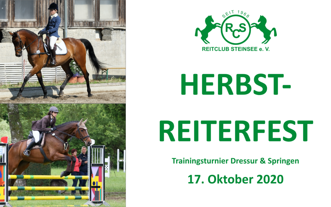 Herbst-Reiterfest am 17. Oktober 2020